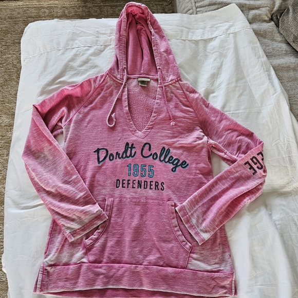 Tops - ❌️❌️SOLD❌️❌️Dordt College University Womens Medium Pink Pullover Hoodie